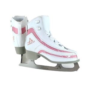 Kids Ice Skates - White and Pink